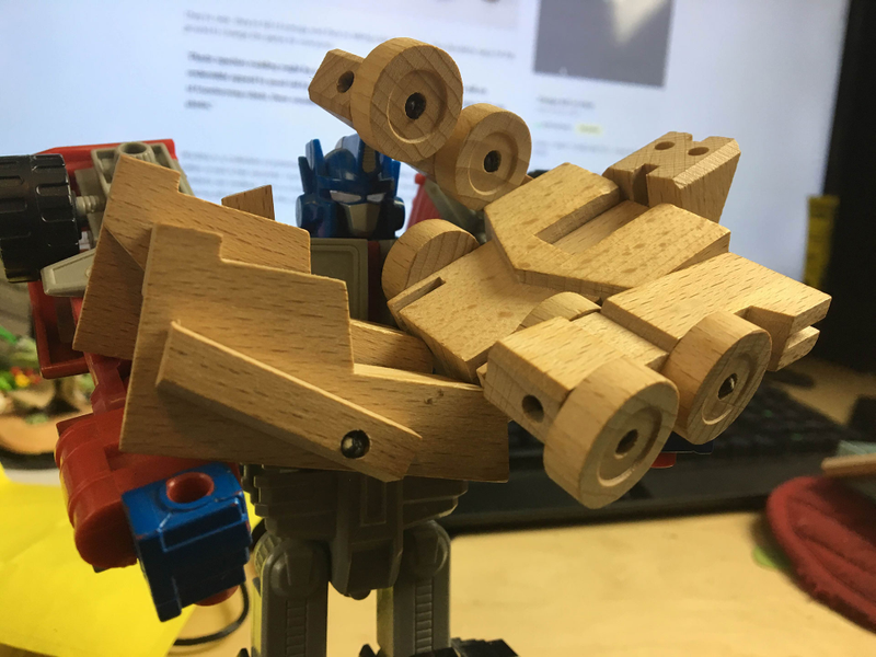 Illustration for article titled Hands On With Woobots, Wooden Robots In Disguise